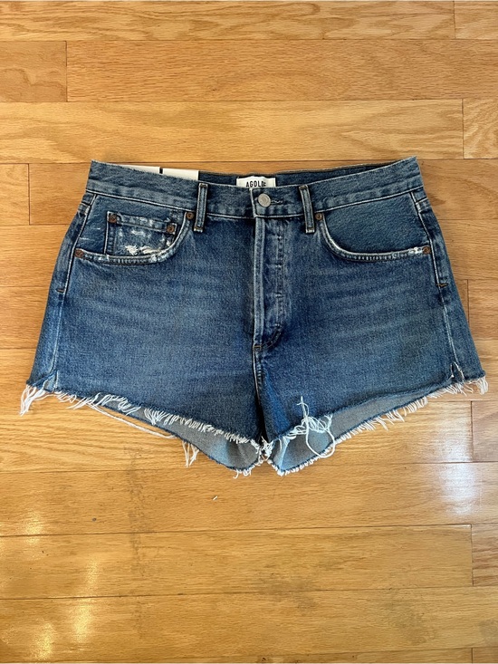 Agolde Pants - NWT AGOLDE Parker Vintage Cut-Off Denim Shorts in Lowkey 100% Organic Cotton